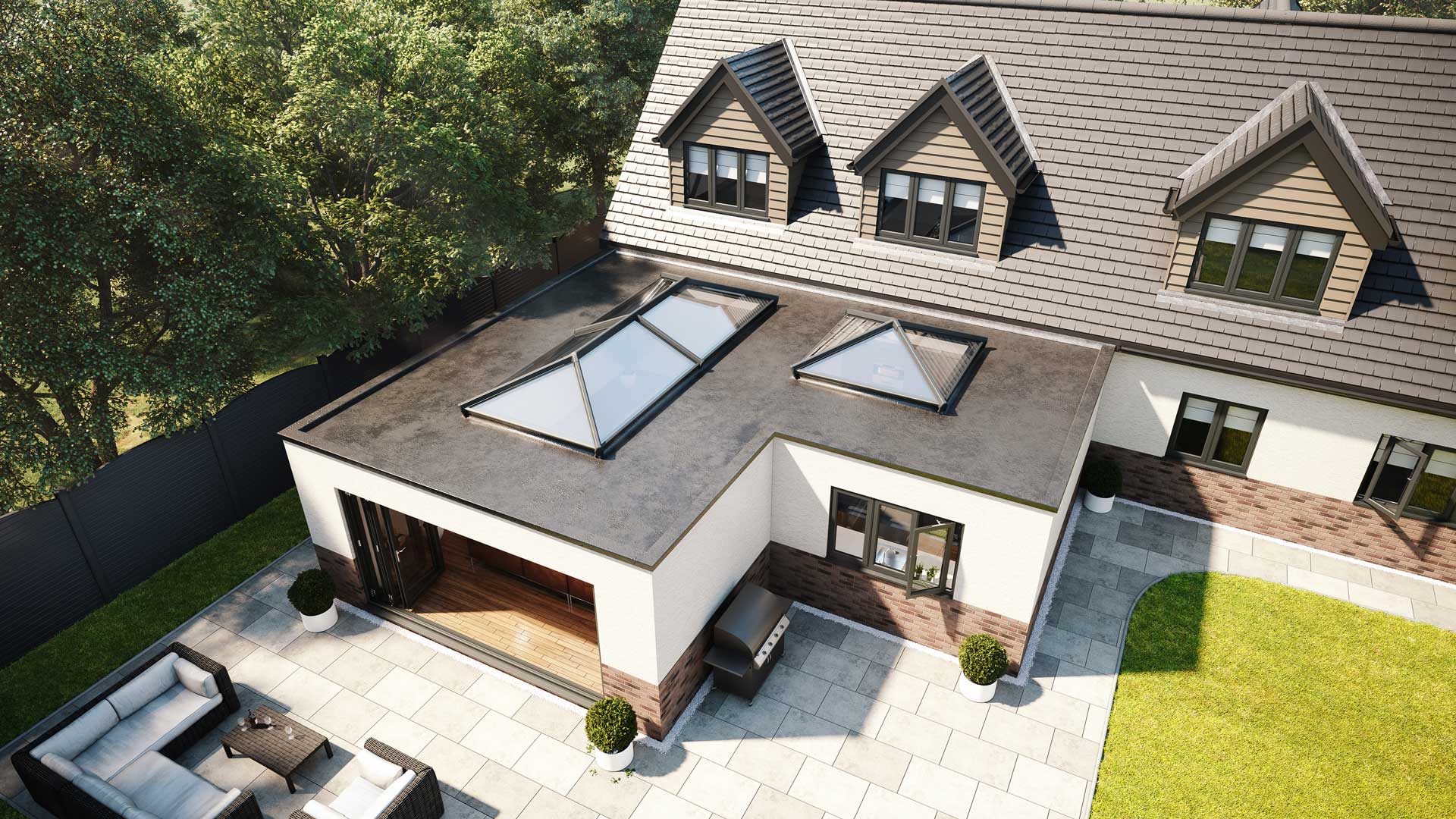 aluminium lantern roofs finchley